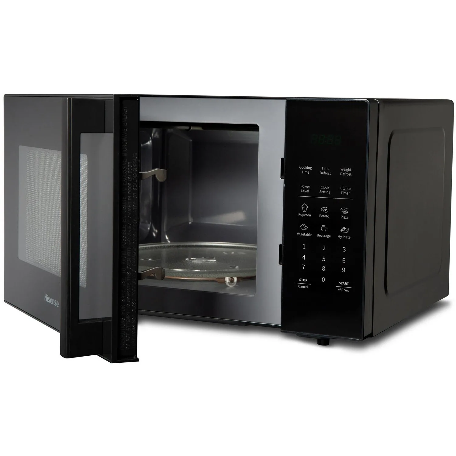 Hisense HB20MOBX5 - 20L microwave oven with sensor touch control, 95-minute timer, 5 power levels, child safety lock, 800W