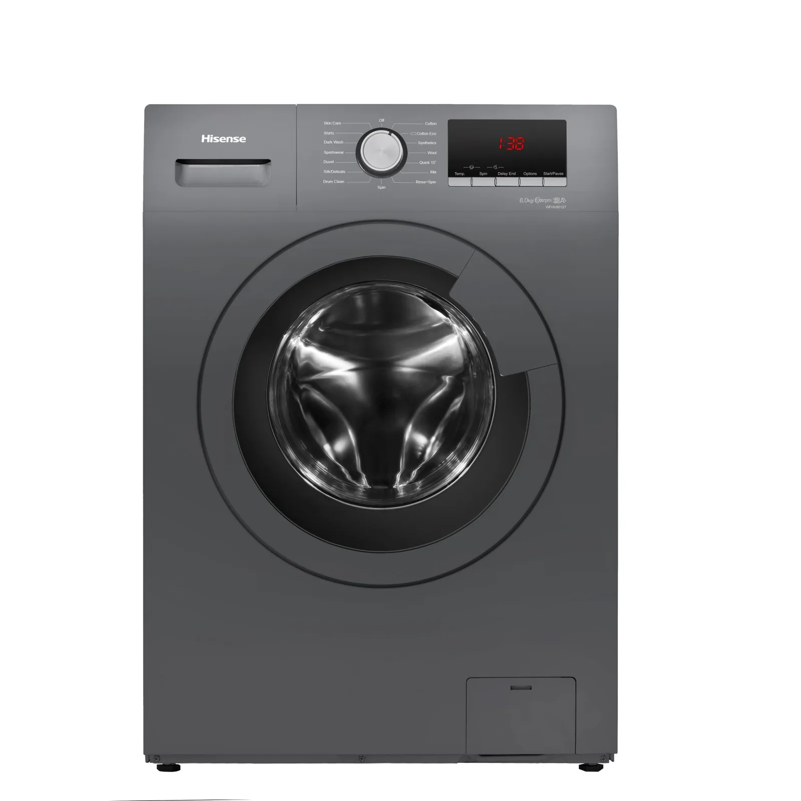 Hisense WFVC6010S - Washing machine front-load 6kg, grey, full automatic